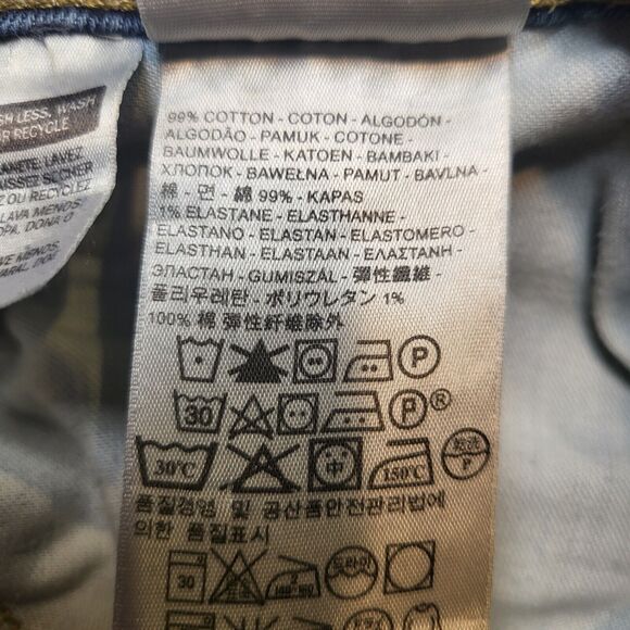 Levis 541 Jeans Mens 36x30 Blue Straight Leg Denim Distressed Stretch - Picture 5 of 12